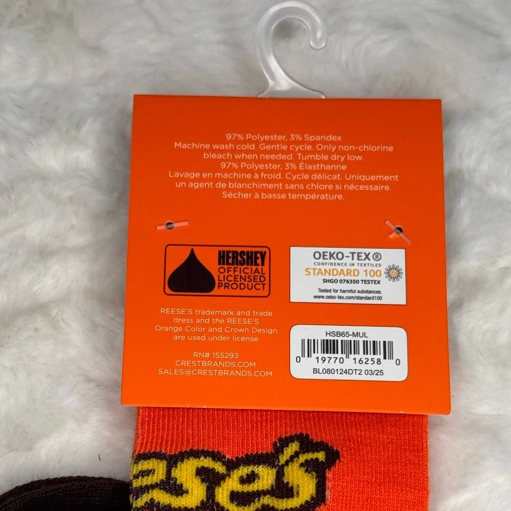 NWT 1 pair of Reeces crew socks - kids’ socks
